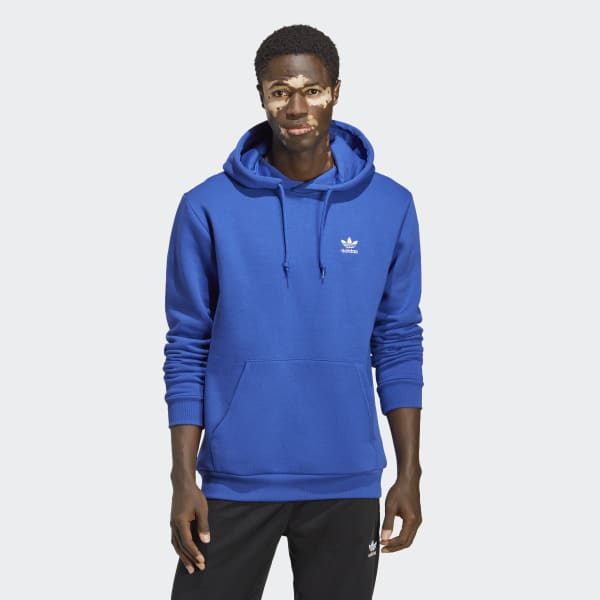 adidas Nice Knitted Hoodie - Blue, Men's Lifestyle