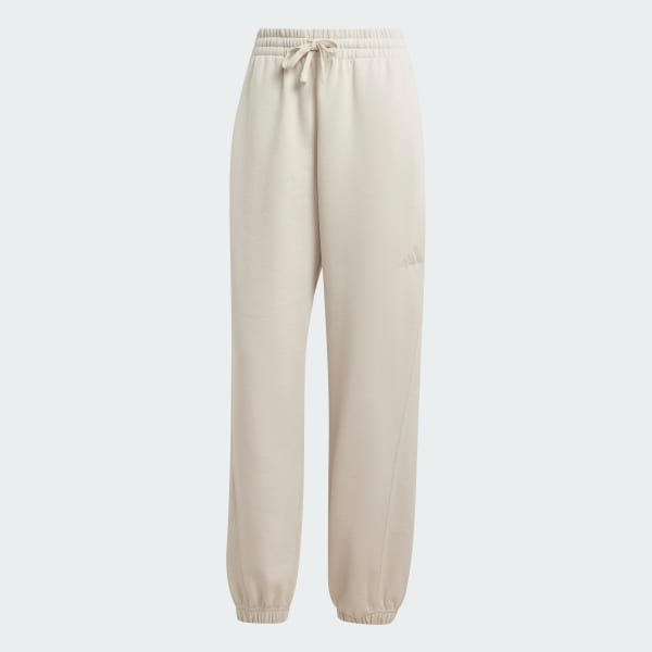 Beige Pantalón ALL SZN Holgado Tela Fleece