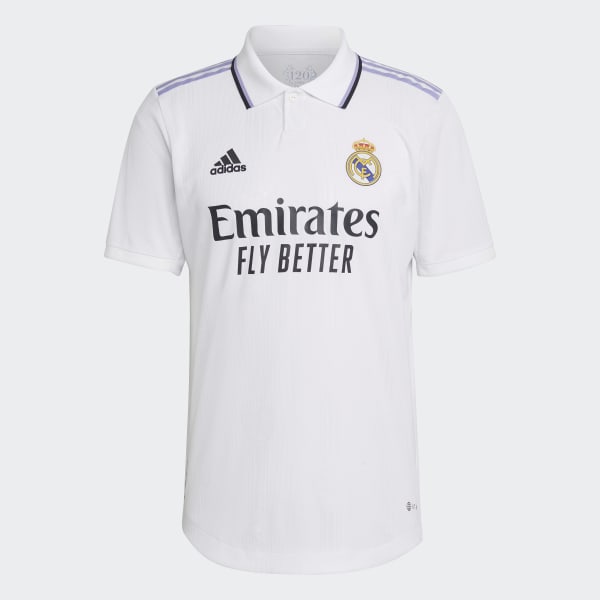 White Real Madrid 22/23 Home Authentic Jersey ZE829