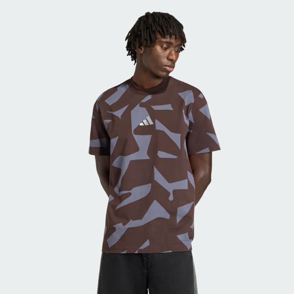 Brown AMG CAMO SHORT SLEEVE T-Shirt