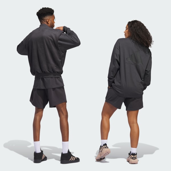 Cinza Shorts Basketball Brushed