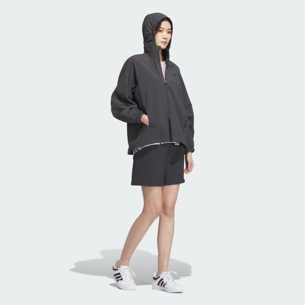 グレー Luxflow ルーズフィット ストレッチウーブン ジャケット