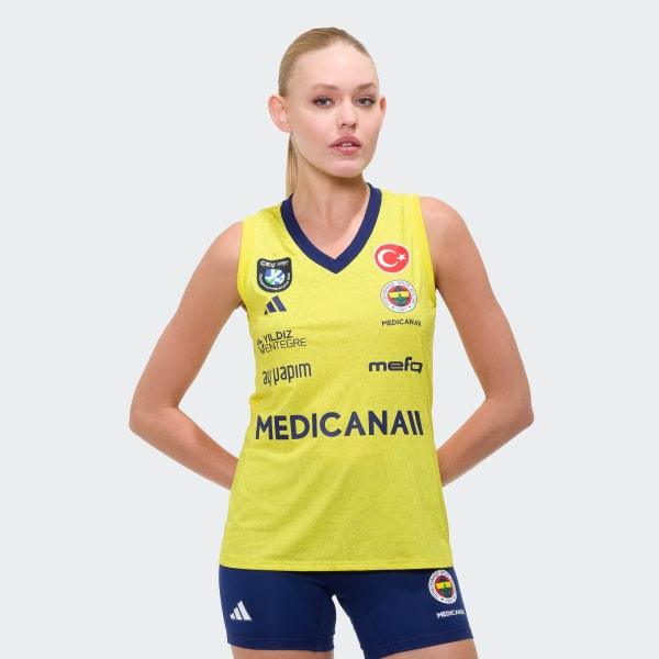 Sari Fenerbahçe Kadin Voleybol Formasi
