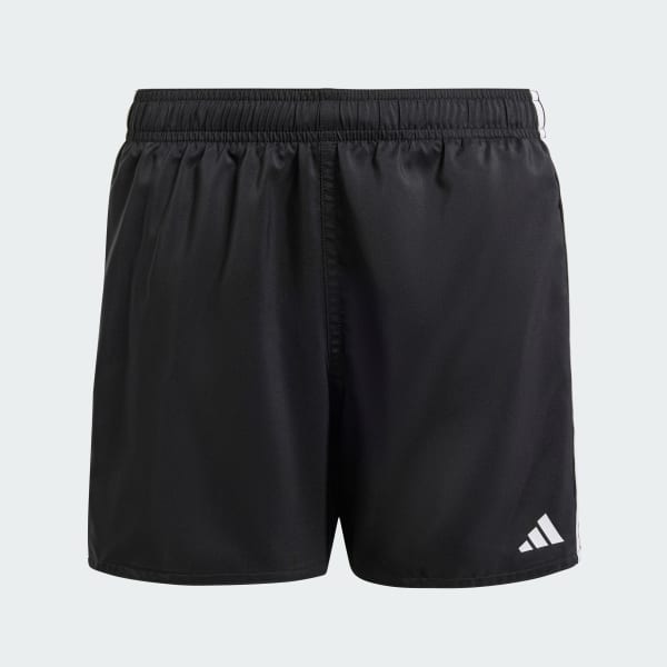 Black 3-Stripes Swim Shorts Kids