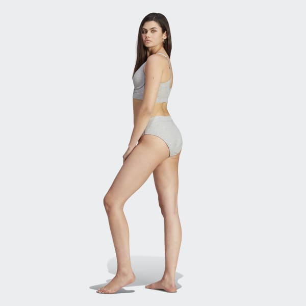 adidas Adicolor Flex Ribbed adidas | - Cotton Bikini Women\'s Pants Lifestyle Multi | US