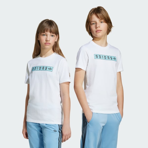 White Graphic Tee Kids