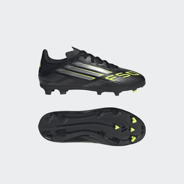 adidas F50 League Firm/Multi-Ground Cleats Kids - Black
