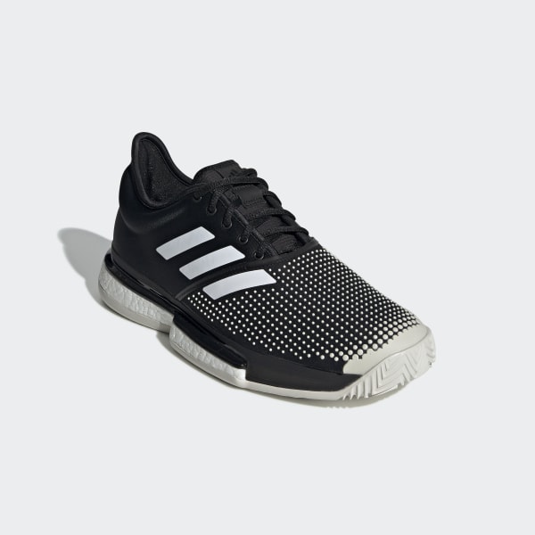 adidas SoleCourt Clay Shoes - Black 