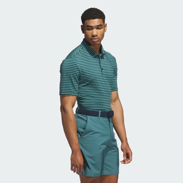 Hijau Kaus Polo Garis Ultimate365