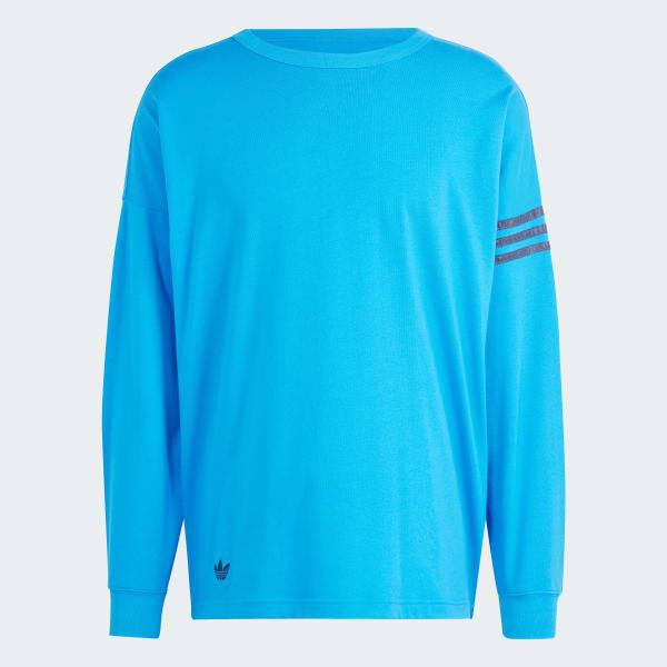 Azul Playera Street Neuclassic Manga Larga
