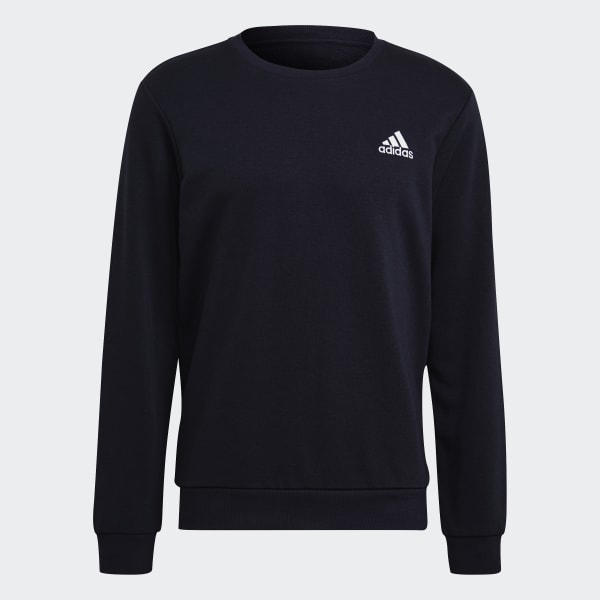 Blue Essentials Embroidered Small Logo Sweatshirt