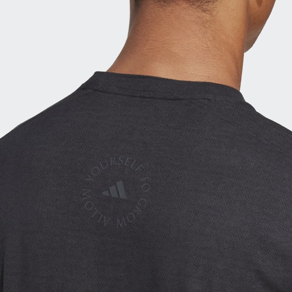 Zwart Yoga Training T-shirt