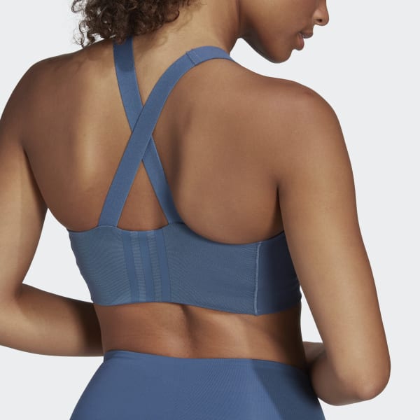 Blue TLRD Impact Luxe Training High-Support Zip Bra