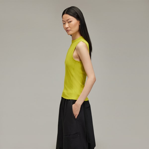 Green Y-3 W Fitted Tank Top