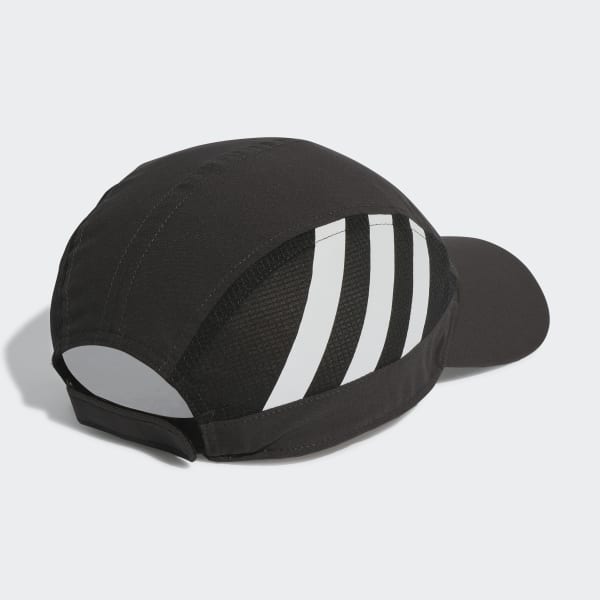 Black 3-Panel HEAT.RDY Training Running Sport Cap