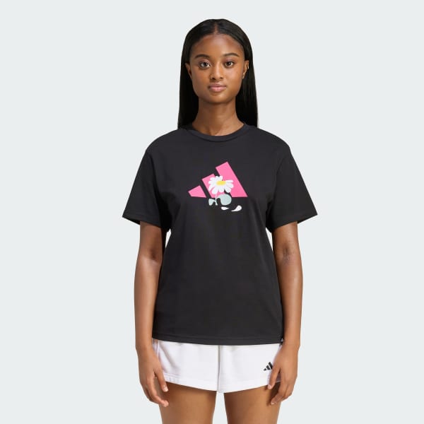 Black SOFT SIDE GRAPHIC T-SHIRT 2