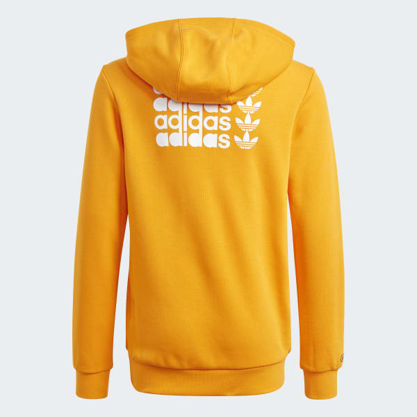 orange graphic hoodie