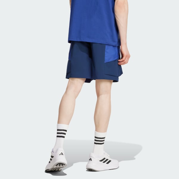 Μπλε Manchester United Seasonal Cargo Shorts