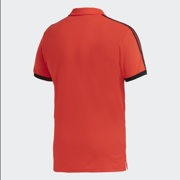 Vermelho Camisa Polo 3-Stripes River Plate 20403