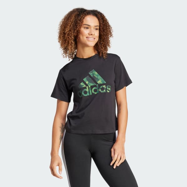 Adidas floral print shirt clearance