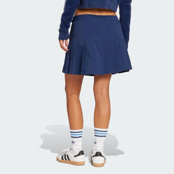 Μπλε Pleated Skirt