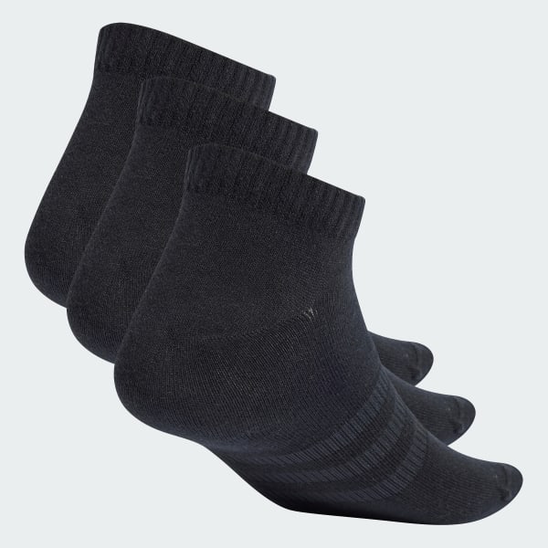 Negro Calcetines al Tobillo Thin and Light Sportswear 3 Pares
