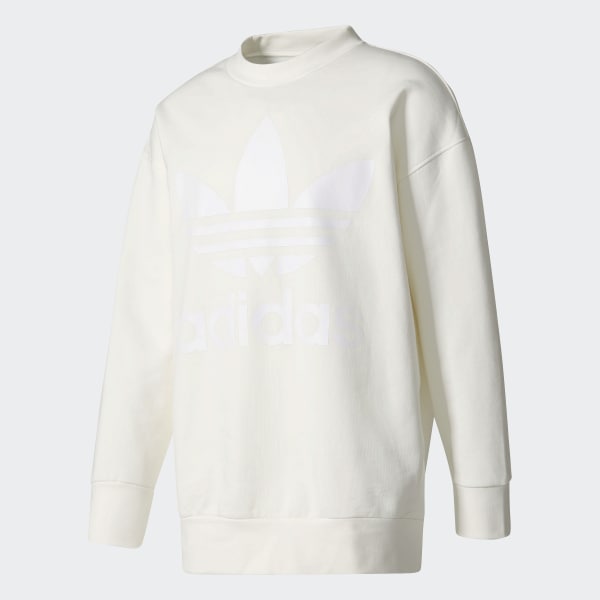 adidas white sweater mens