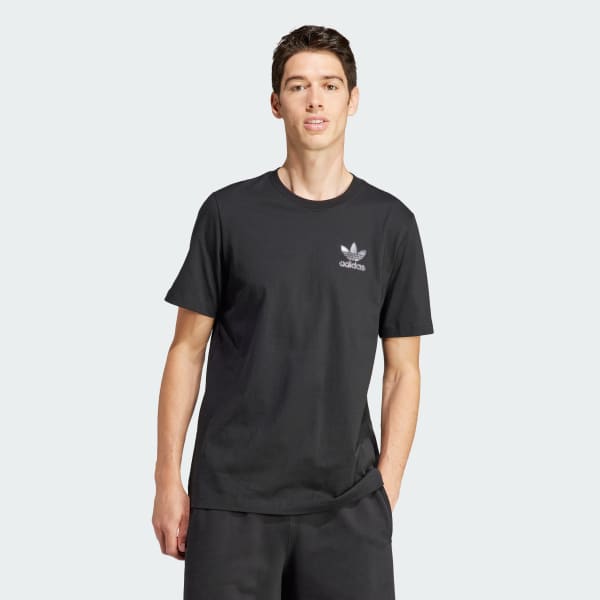 Adidas trefoil tee 3 stripes top