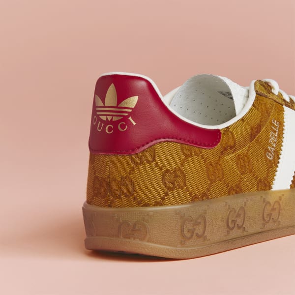 Καφέ Men's adidas x Gucci Gazelle Shoes LYX87