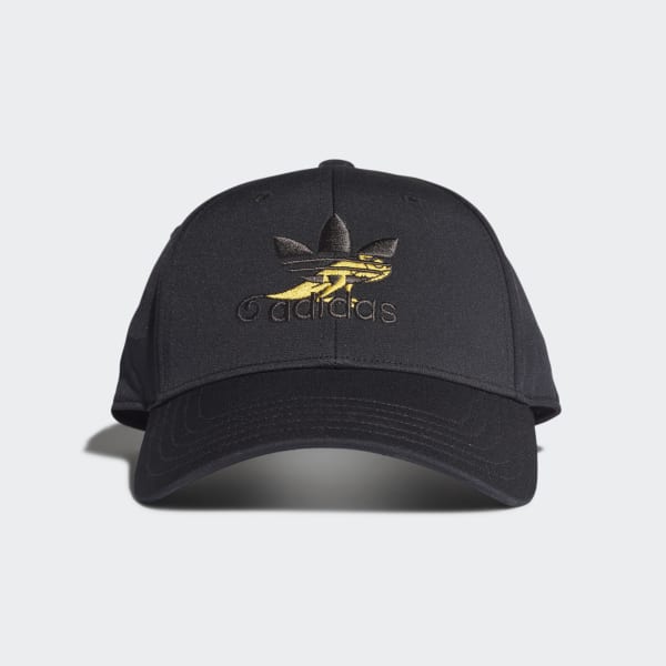 black and gold adidas cap
