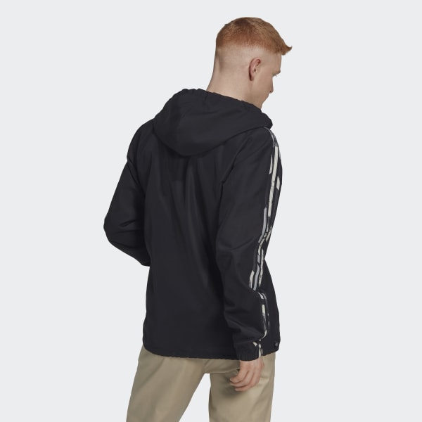 Preto Corta-vento Camo Series RG664