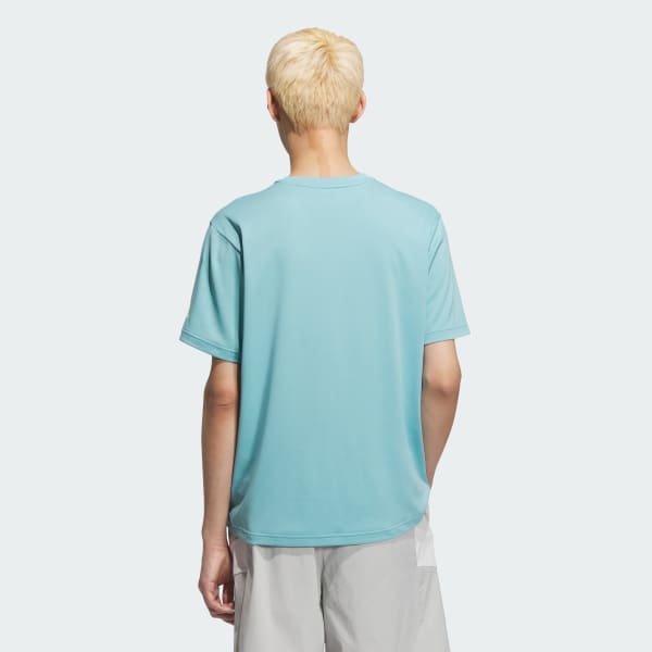 ターコイズ マストハブ レギュラーフィット ビッグロゴ半袖Tシャツ