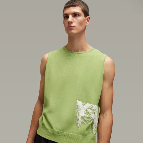 Adidas Y-3 Logo Knit Vest SHOP ONLINE