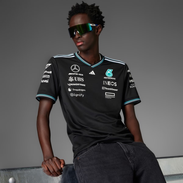 cerná DRES MERCEDES - AMG PETRONAS FORMULA ONE TEAM DRIVER AUTHENTIC