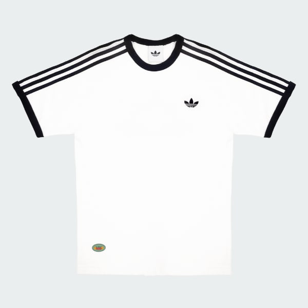 White adidas 3S TEE x DMEOW