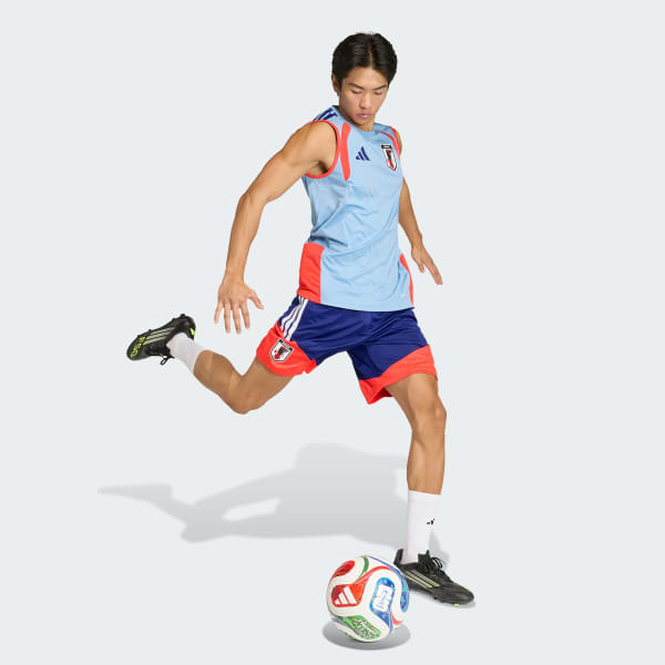 ブルー サッカー日本代表 ティロ26 ノースリーブ ジャージー