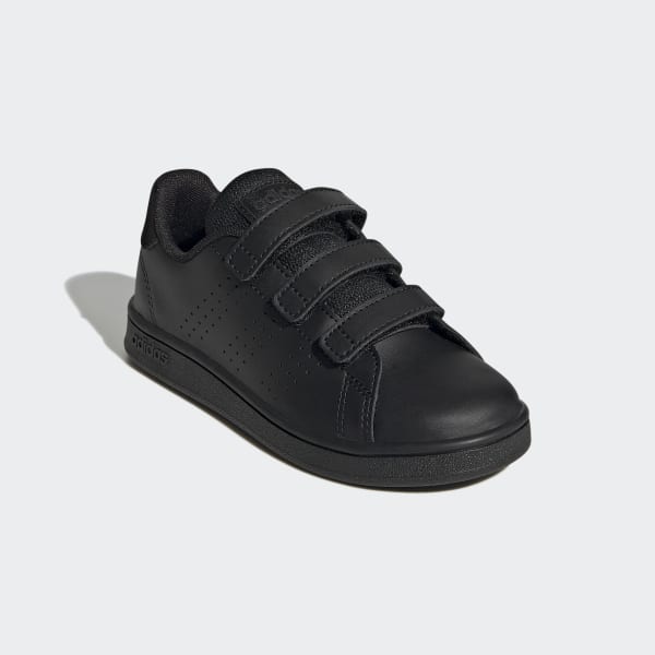 Negro Zapatilla Advantage Court Lifestyle Hook-and-Loop