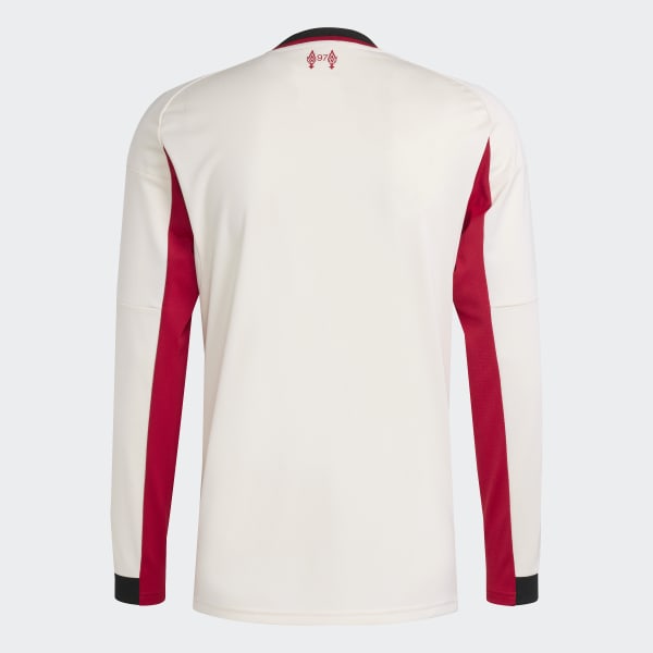adidas Liverpool FC 25/26 Long Sleeve Away Jersey - White