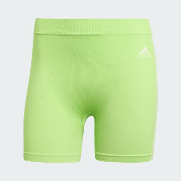 Green Seamless Booty Shorts