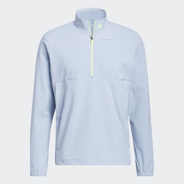 adidas Ultimate365 Sun Protection Wave Print Quarter Zip Shirt