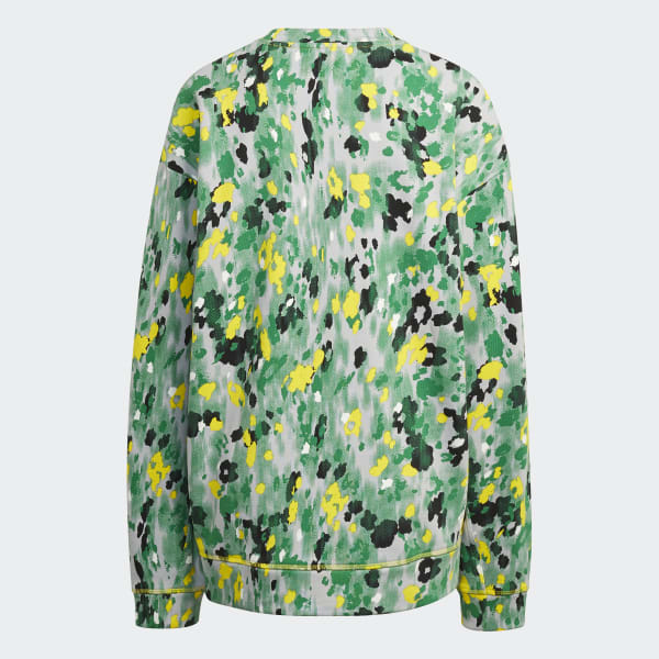 Hvid adidas by Stella McCartney Floral Print Sweatshirt I4947
