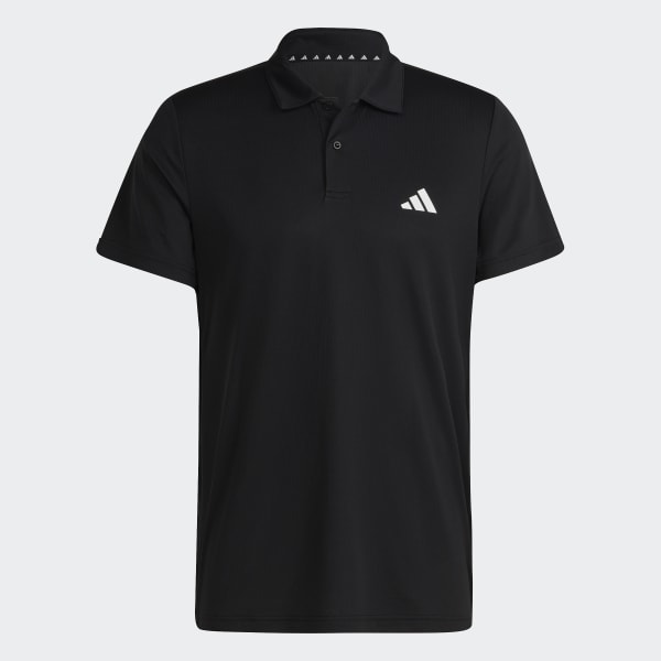 Black Train Essentials Training Polo Shirt