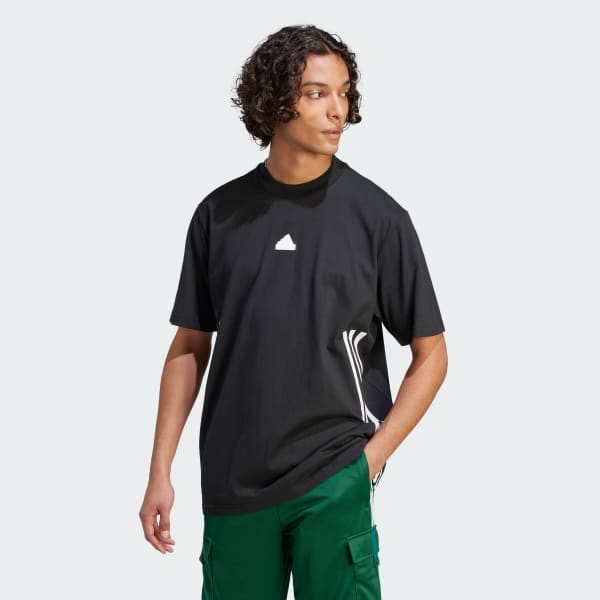 Negro Polo Future Icons 3 Tiras