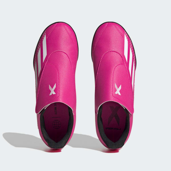 Pink X SPEEDPORTAL.4 Velcro Football boots Turf