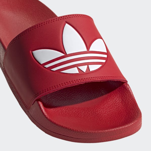 paracaídas segmento Sophie Sandalias adilette Lite - Rojo adidas | adidas Chile