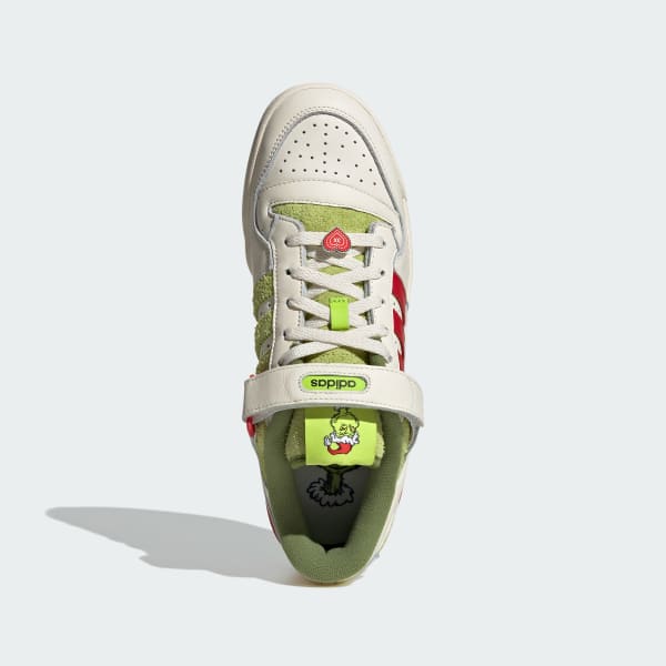 White Forum Low x The Grinch Shoes