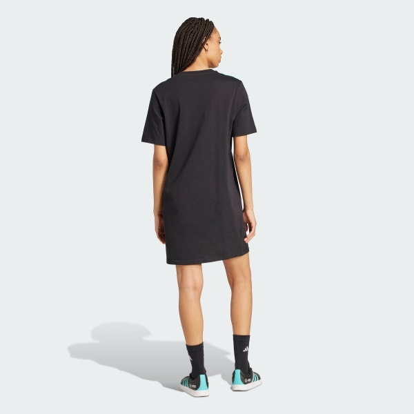 Schwarz Mercedes - AMG Petronas Formula One Team DNA T-Shirt-Kleid