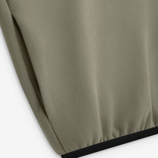 Brown Fear of God Athletics Suede Fleece 1/2-Zip Sweatshirt