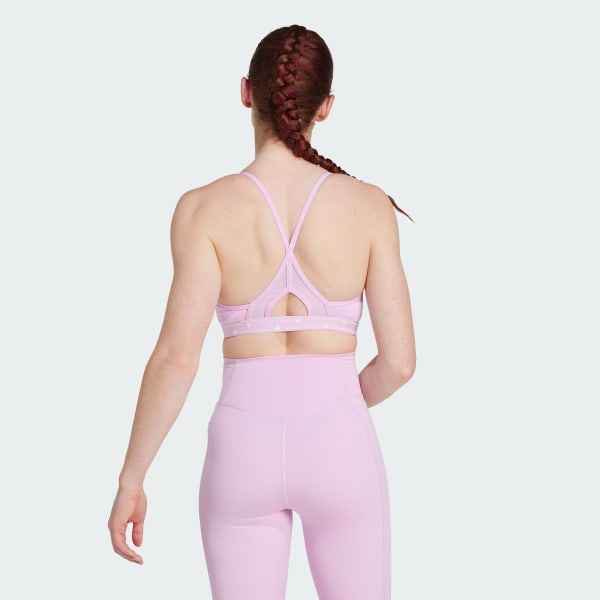 สีม่วง สปอร์ตบราซัพพอร์ตระดับต่ำ Aeroreact