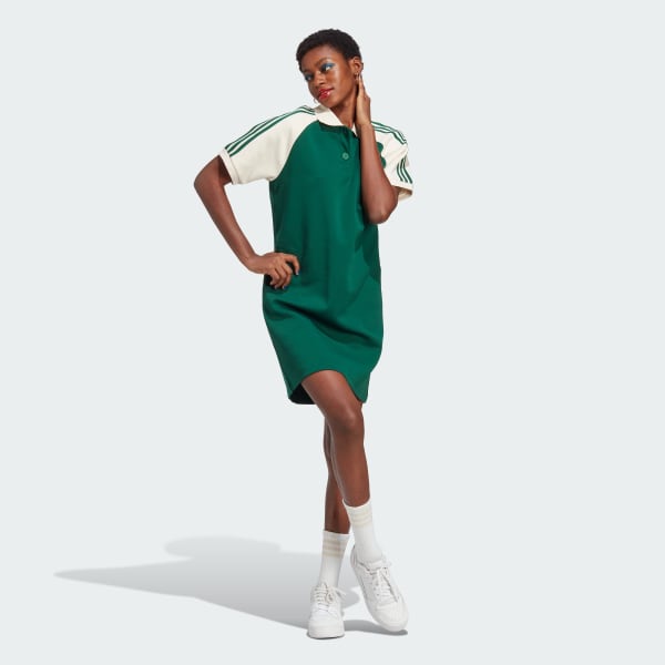 Green 폴로 셔츠 드레스